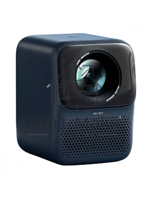 Проектор Wanbo Projector T2 Max синий (LCD, 1920x1080, 450Lm, 1.2:1, 3000:1, Smart TV, Android 9.0, 1+16Gb, HDMI, USB, Wi-Fi, BT)