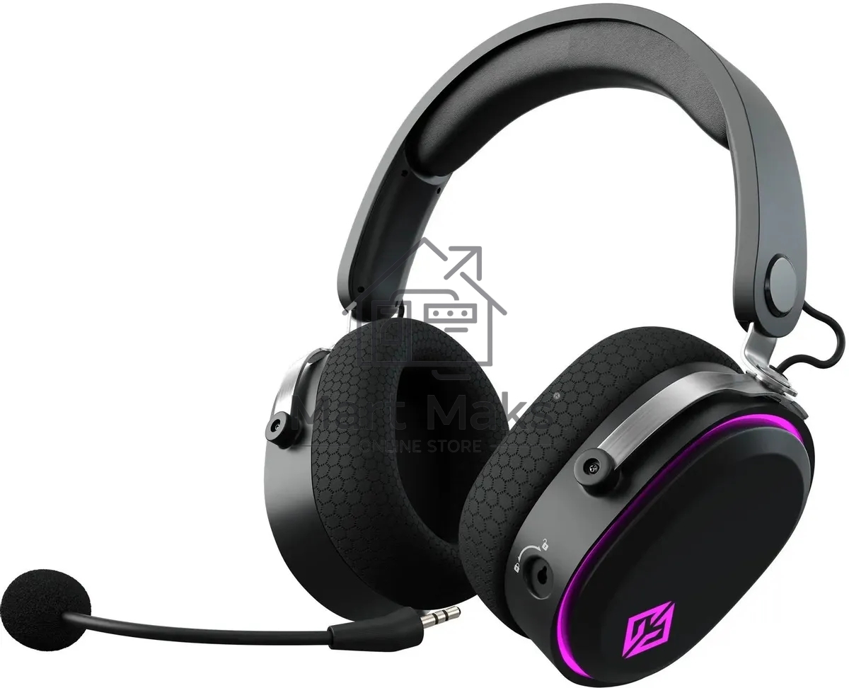 Наушники с микрофоном GMNG GG-HS405W черный мониторные BT/Radio/3.5mm оголовье