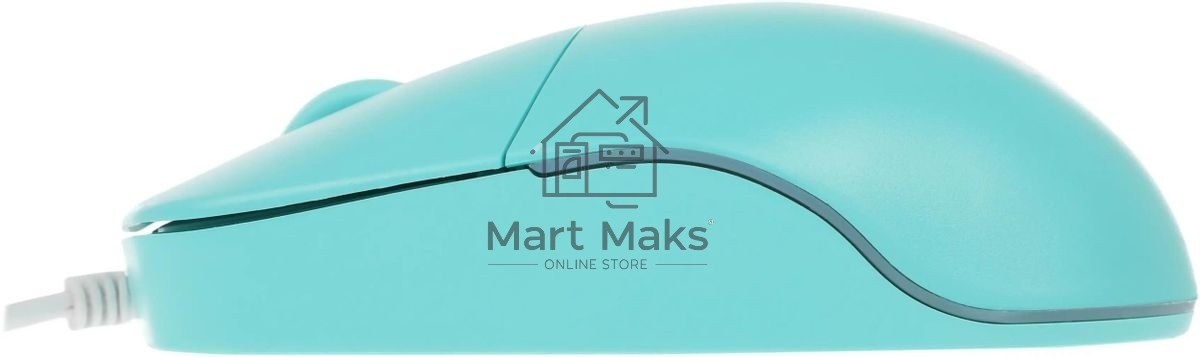 Мышь проводная Defender Azora MB-241 голубой, 1200 dpi, USB, кнопки - 3