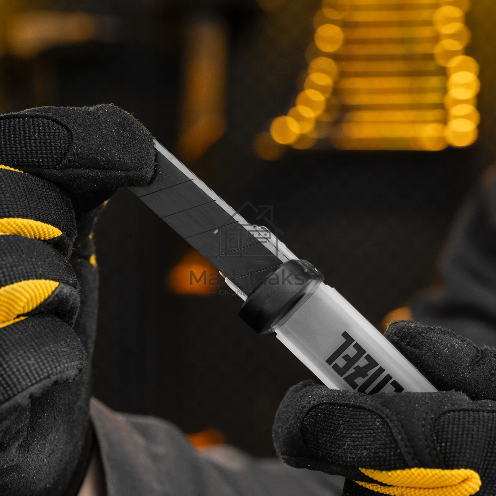 Лезвия Denzel 18 мм, сталь SK4 - 0,5 мм, супер острые, 5 штук