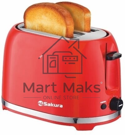 Тостер Sakura SA-7610R 850 Вт, красный