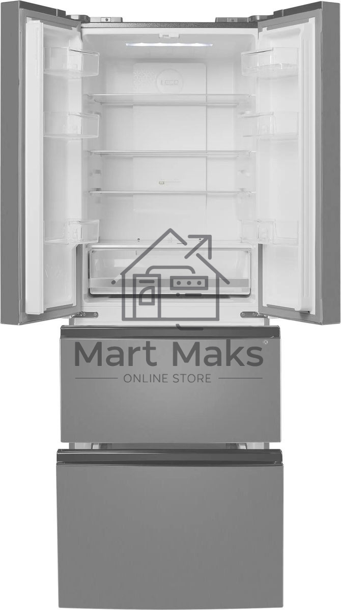 Холодильник Maunfeld MFF180NFSE01 нержавеющая сталь трехкамерный 224/113л морозилка снизу, No Frost