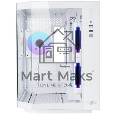 Корпус mATX Eurocase M2771 white, без БП, закаленное стекло 2 стороны