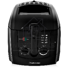 Фритюрница BRAYER 2830BR-BK чёрный, 1800 Вт, 3 л, 0.6 кг, съёмная чаша, таймер