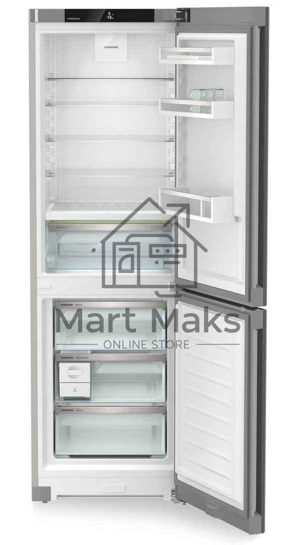 Холодильник Liebherr CBNsfc 5223-22 001 серебристый двухкамерный 216/94л морозилка снизу, No Frost