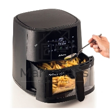 Аэрофритюрница Ariete 4630/00 черный, 1500 Вт, 9 л, сенсор, 8 программ