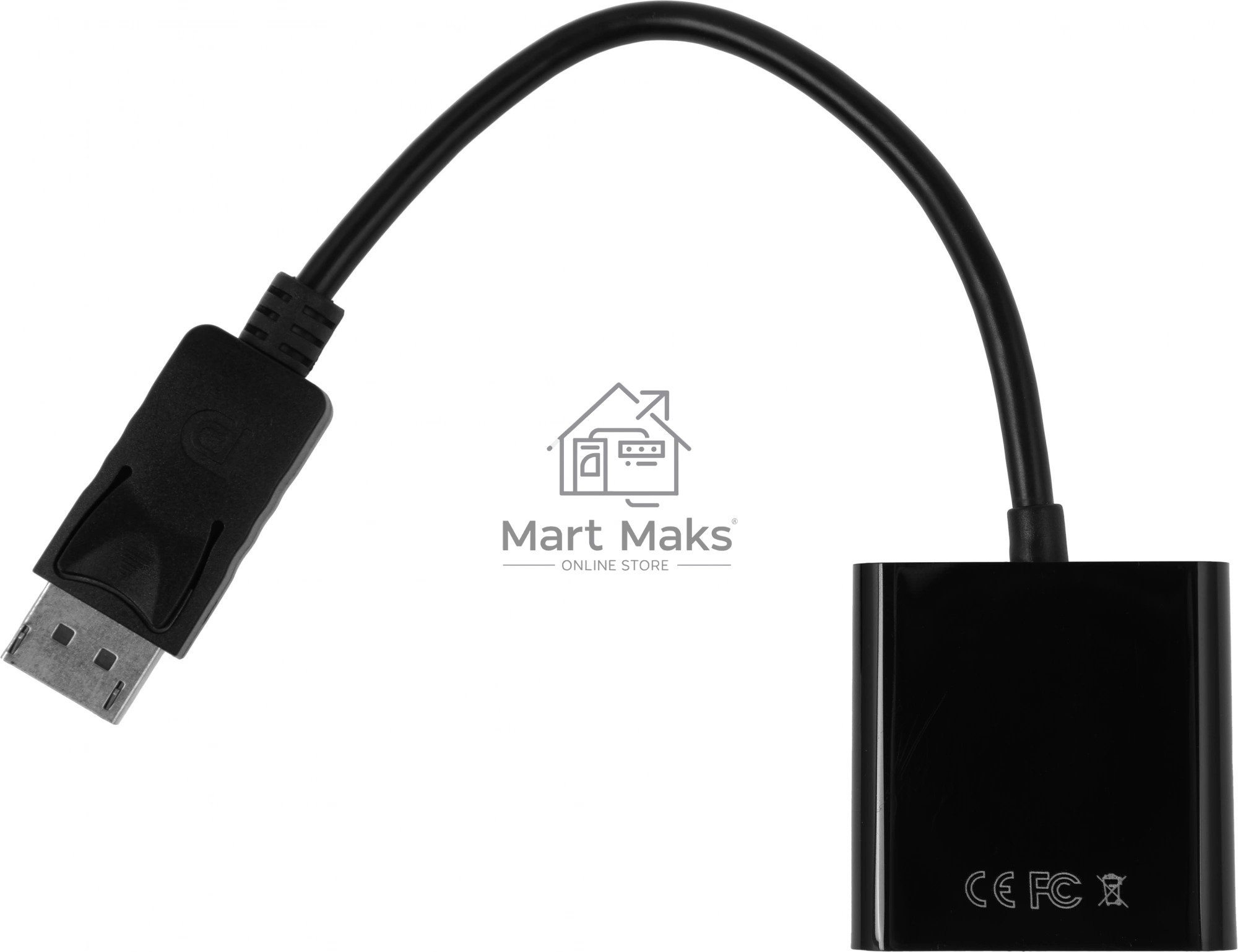 Кабель-переходник аудио-видео Premier H105 DisplayPort (m)/HDMI (f) 0.15м. черный (A3378)