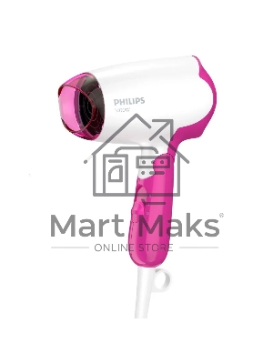 Фен Philips BHD003/00 1400 Вт, розовый/белый