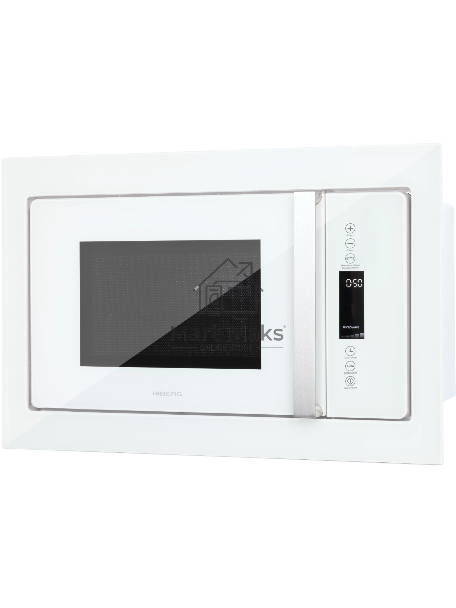 Встраиваемая микроволновая печь HIBERG i-VM 8505 W (инверторная)