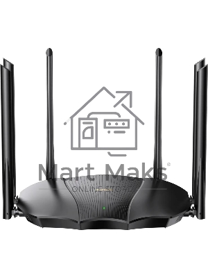 Двухдиапазонный гигабитный Wi-Fi роутер Tenda TX3000 Pro AХ3000, до 574 Мбит/с на 2,4 ГГц + до 2402 Мбит/с на 5 ГГц