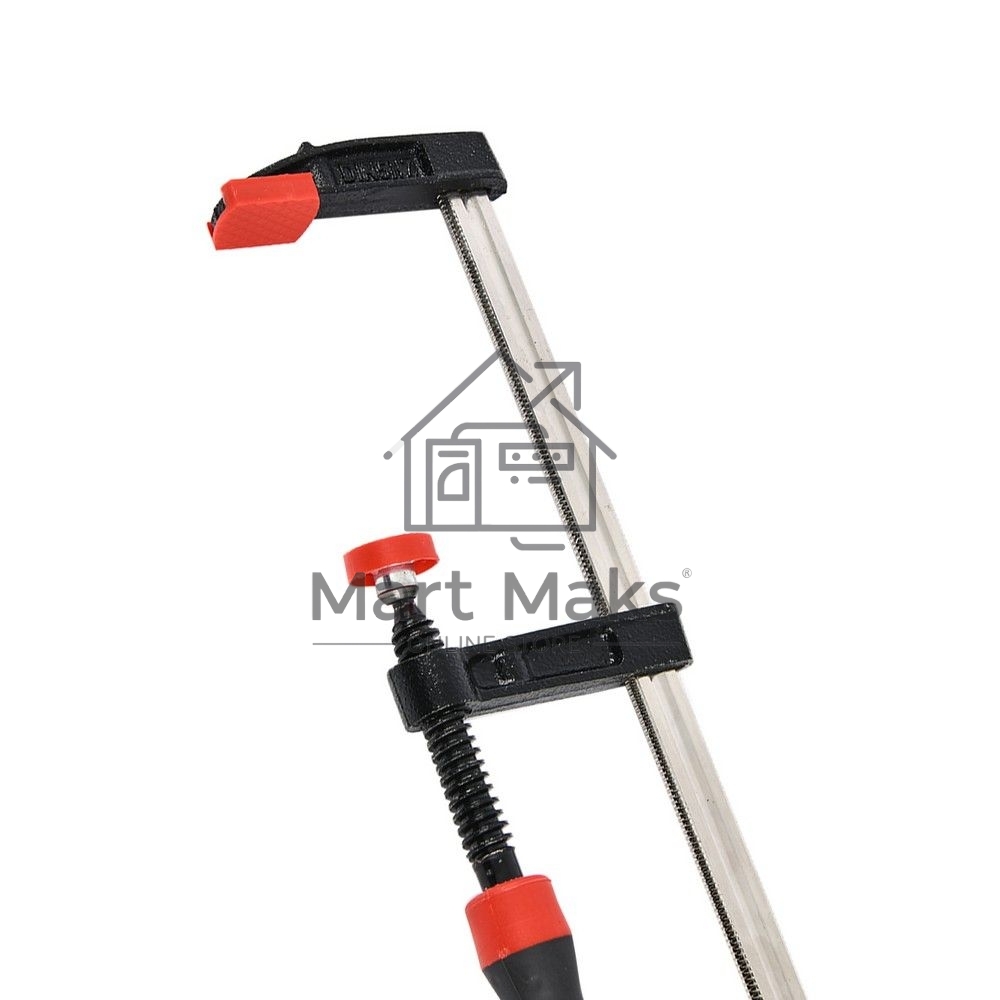 Струбцина F-образная усиленная Deli DL110525Z 250x50 мм, макс. усилие зажима 2000N, резьба 12мм