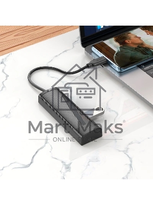 Разветвитель USB-C Hoco HB41 Type-C 4порт. черный