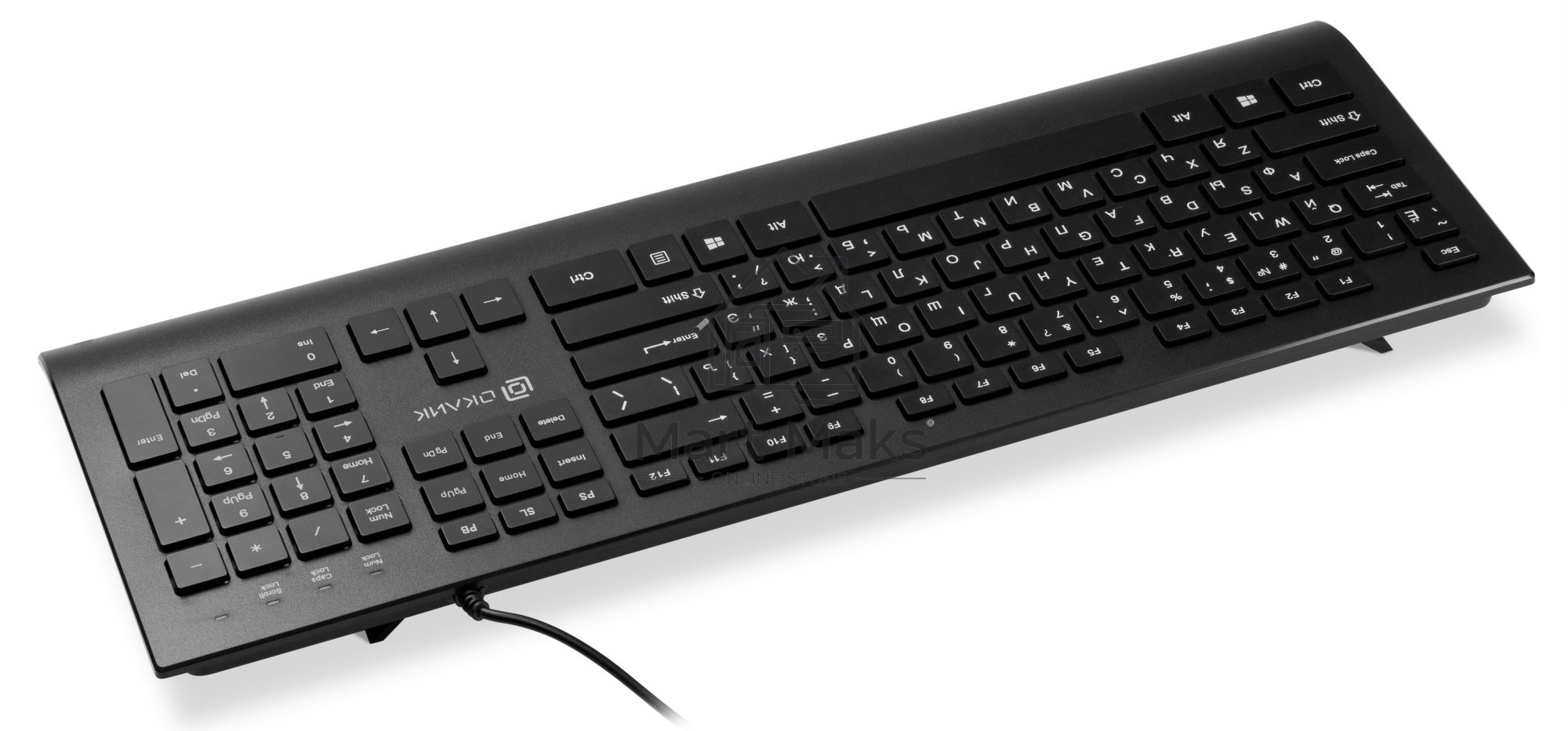 Клавиатура Оклик 155M проводная, USB, черный