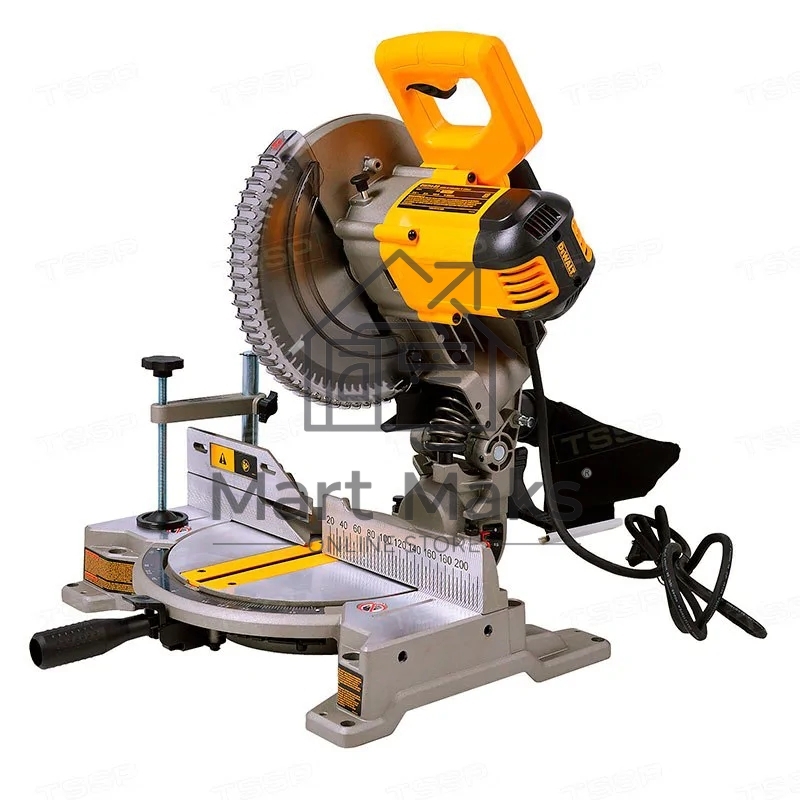 Торцовочная пила DeWalt DW714 1650Вт,4600 об/мин,254x30 мм,рез 89 мм