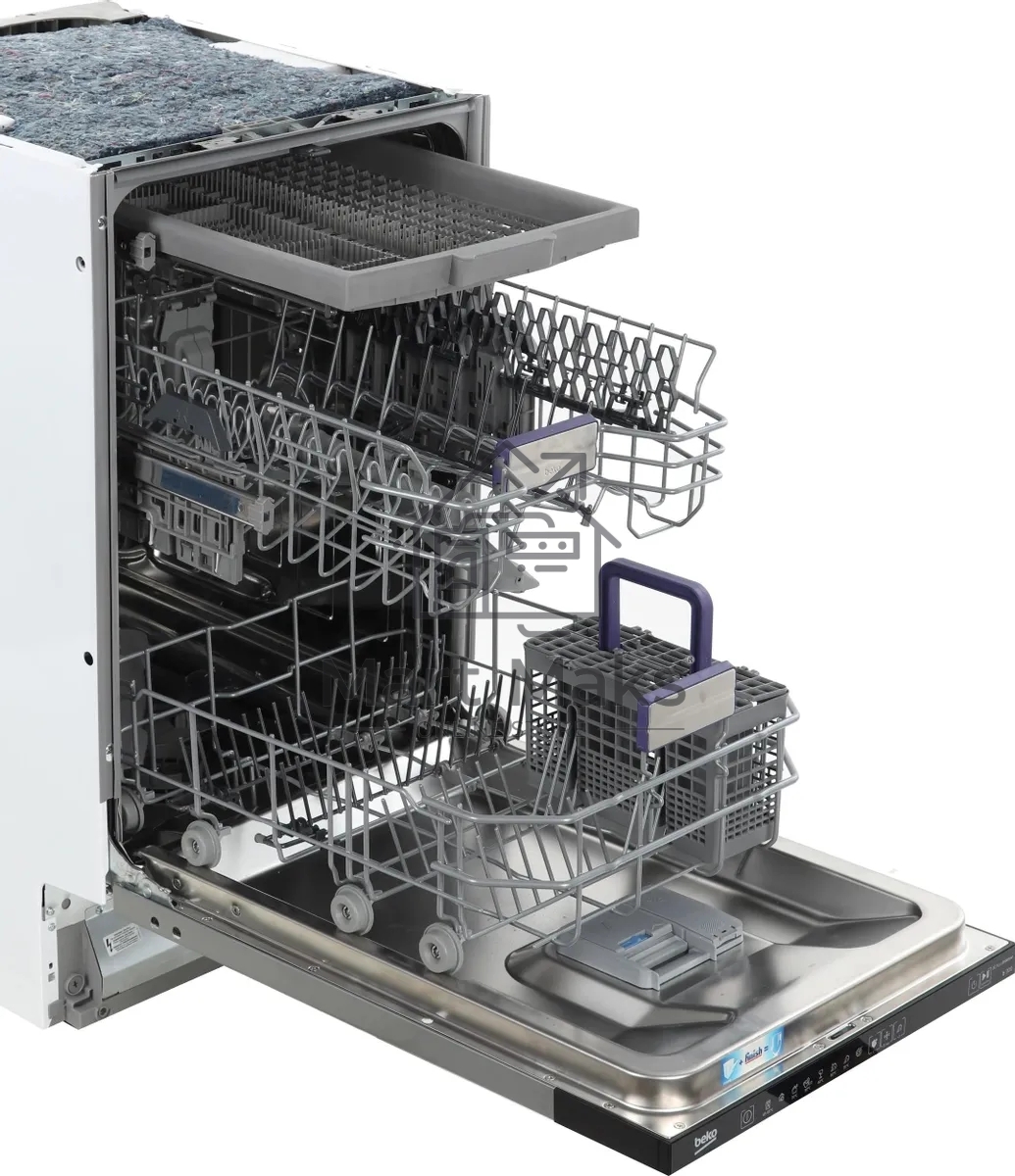 Встраиваемая посудомоечная машина Beko BDIS38121Q, белый, 44.8 см, 11 компл., 46 дБ, класс A