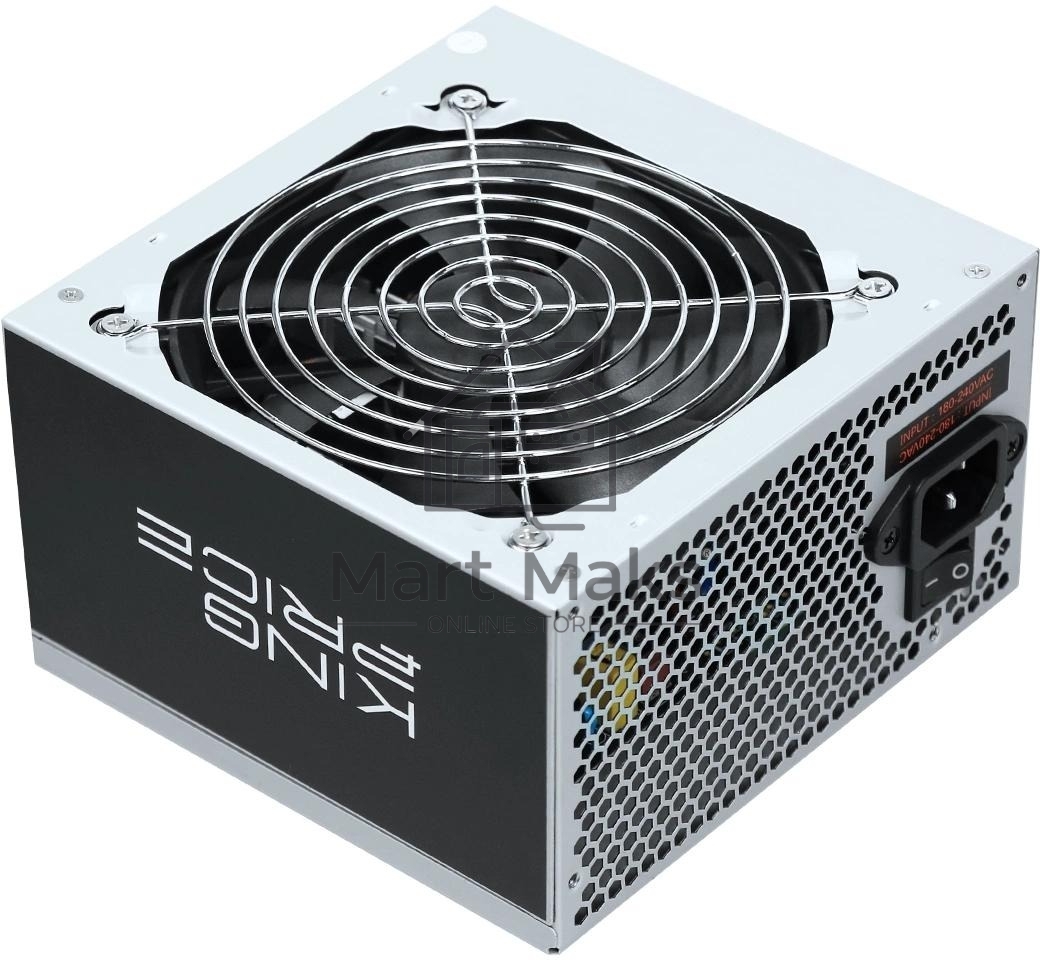 Блок питания KingPrice KPPSU500 ATX 500W (20+4pin) 120mm fan 4xSATA