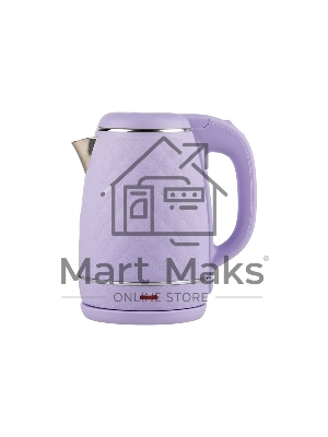 Чайник электрический Homestar HS-1007 1.7л лиловый, двойной корпус