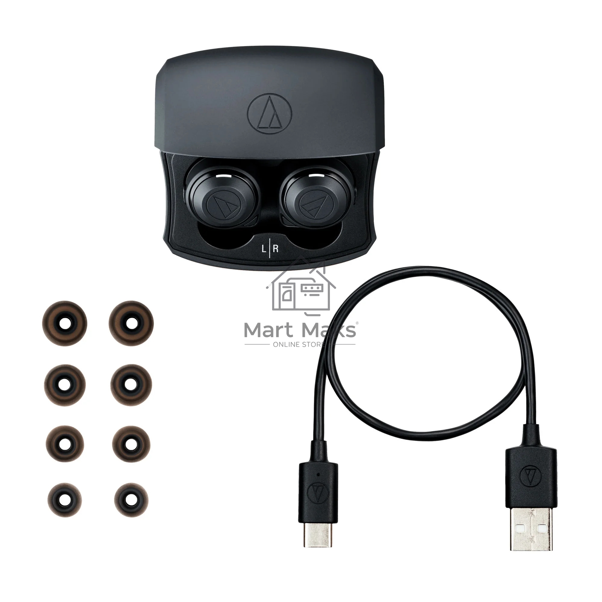 Наушники Audio-Technica ATH-CKS50TW черный