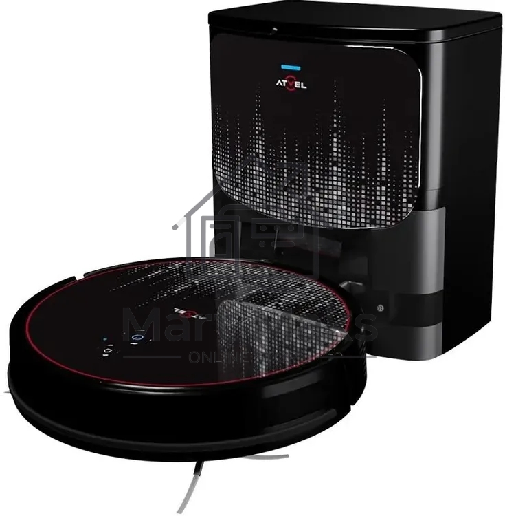 Робот-пылесос Atvel R80 Base черный, 2600 мА*ч Li-Ion, уборка влажная/сухая, пылесборник контейнер 0.34 л