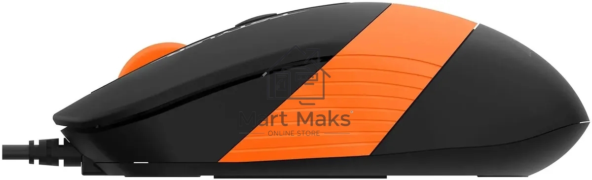 Мышь проводная A4Tech Fstyler FM10S черный/оранжевый, 1600 dpi, USB, кнопки - 4