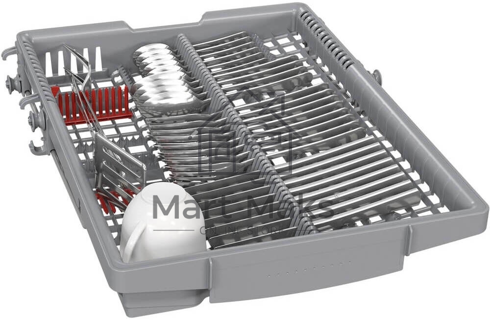 Встраиваемая посудомоечная машина Bosch SPV4EMX10E, серебристый, 44.8 см, 10 компл., 44 дБ, класс C