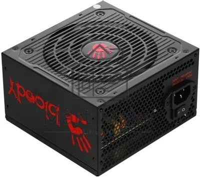 Блок питания Bloody BD-PS600W, 600Вт, 80 PLUS белый, 120мм, черный