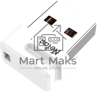 Флешка USB R/W  Netac U116 mini NT03U116N-064G-32WH USB3.2 64GB, up to 130MB/s белый