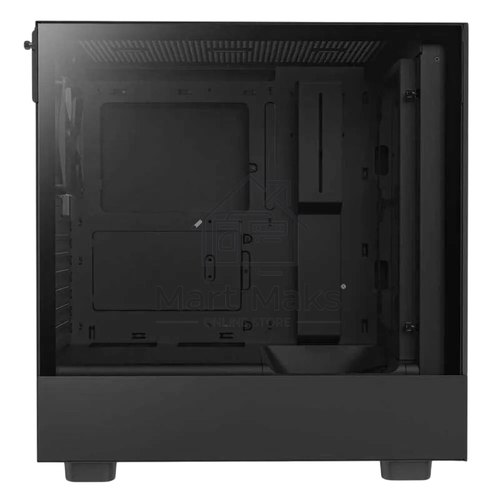 Компьютерный корпус без блока питания Case NZXT H5 Flow RGb, Midi-Tower, TG, 3x120мм RGb + 1x120мм, 1xUSB-A 3.2 + 1xUSB-C 3.2, E-ATX, ATX, mATX, mITX черный