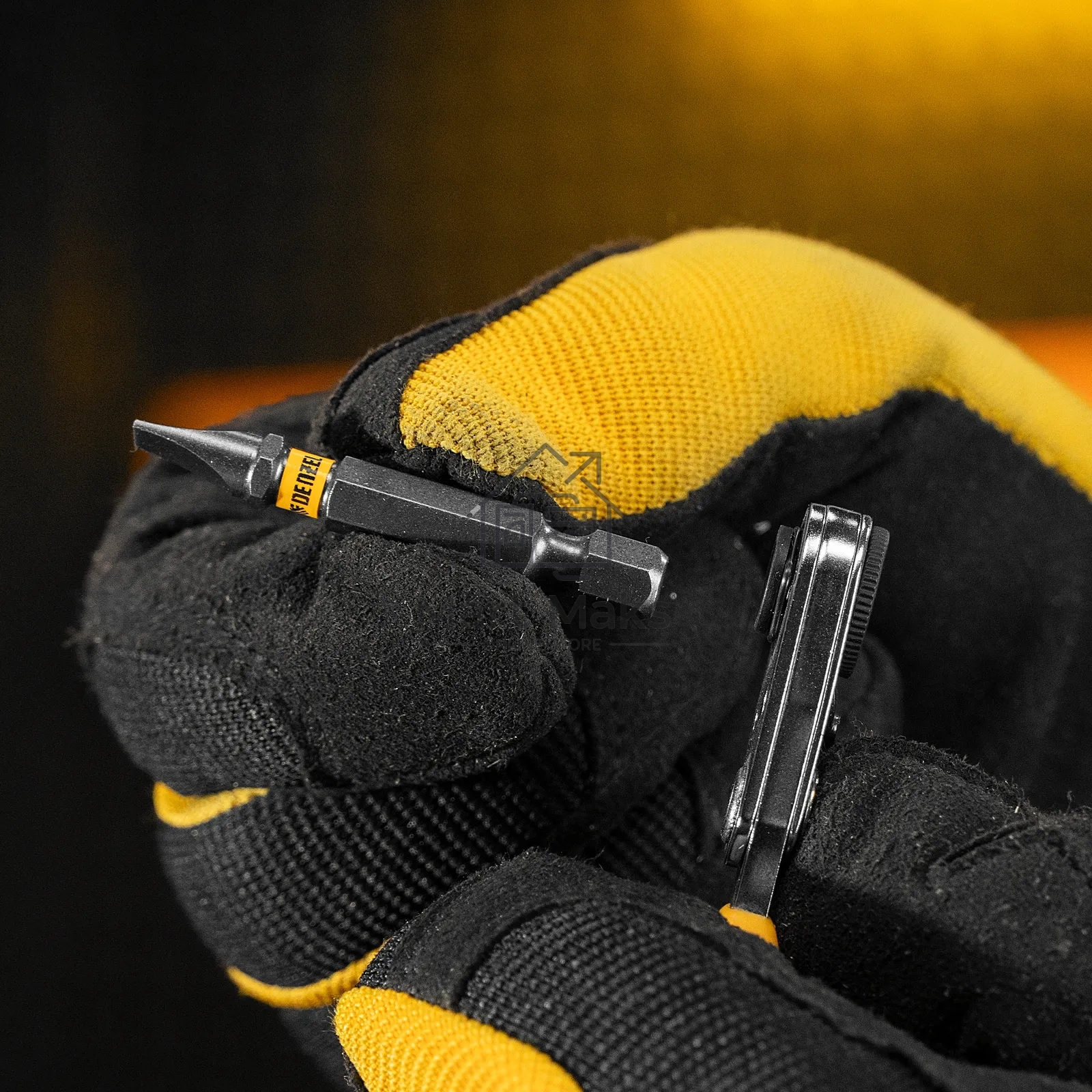 Набор бит Denzel SL6,0х50, сталь S2, шестигранный профиль, 10 шт.