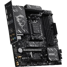 Материнская плата MSI B850M GAMING WIFI6E, AM5, AMD B850, 2xDDR5, 4xSATA, 2xM.2 (PCIe 5.0/4.0), 1xPCIe 4.0 x16, 1xPCIe x1, 1xHDMI, 1xDP, 1x2.5Gb LAN, Wi-Fi 6E, Bluetooth 5.3, 1xUSB-C 10Gbps, 3xUSB-A 10Gbps, 3xUSB-A 5Gbps, 2xUSB-A 2.0, 3x3.5 мм, 7.1, чёрный/серебристый, mATX