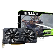 Видеокарта NINJA GeForce GTX 1660 Super, 6 GB GDDR6, 192 bit, DVI-D, DisplayPort, HDMI, GPU 1530 MHz