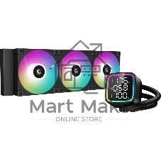 Система жидкостного охлаждения DEEPCOOL LD360 черный, 120 мм, алюминий/медь, 2400 об/мин, 38.71 дБ, 3 pin, 300 Вт