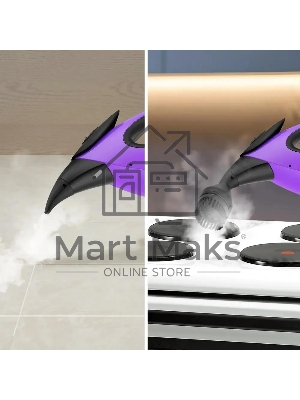 Пароочиститель ручной Kitfort КТ-9139 1550Вт фиолетовый/черный