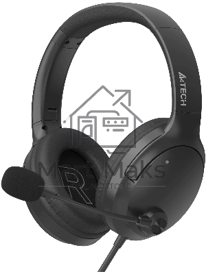 Наушники с микрофоном A4Tech Fstyler FH280U черный 2м мониторные USB оголовье