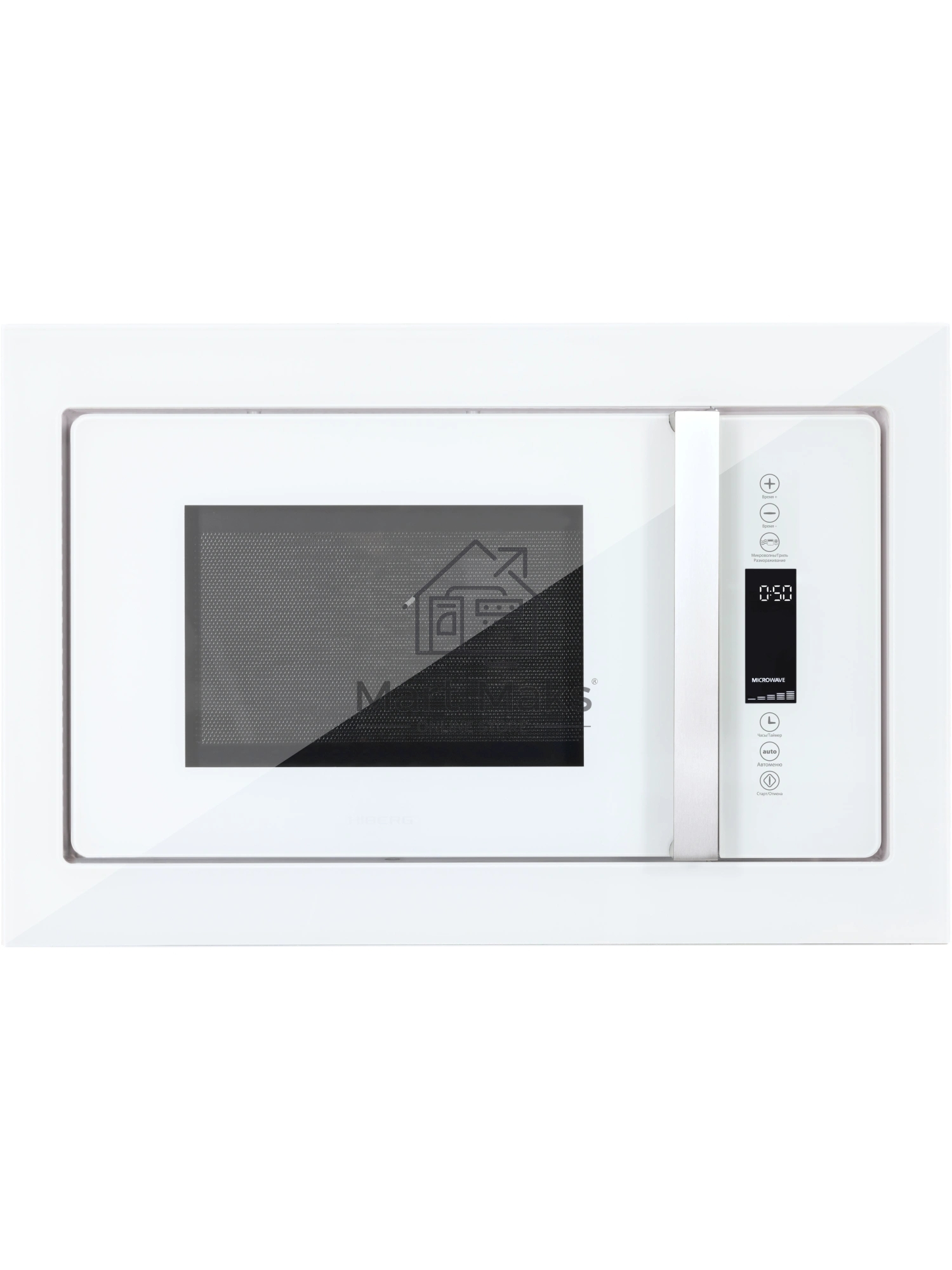 Встраиваемая микроволновая печь HIBERG i-VM 8505 W (инверторная)