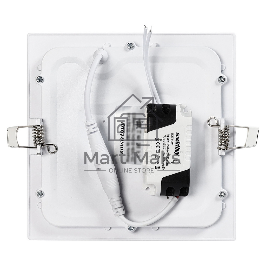 Встраиваемый светильник Smartbuy (SBL-DLSq-9-65K) 9w/6500K