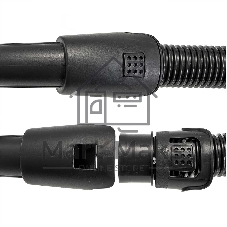 Пылесос Delta LUX DL-0848 черный/синий, 400/2200 Вт, уборка сухая, пылесборник мешок 3,5 л