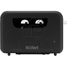 Тостер Kitfort КТ-6497 850Вт черный/стальной