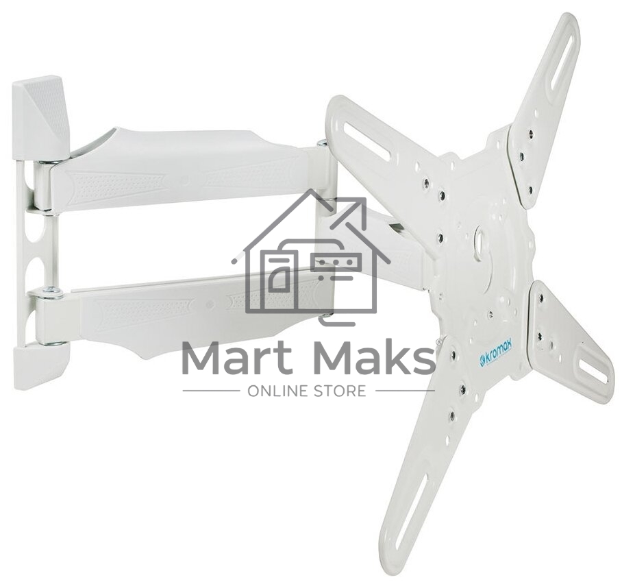Кронштейн Kromax ATLANTIS-40 белый, Наклонно-поворотный, 22