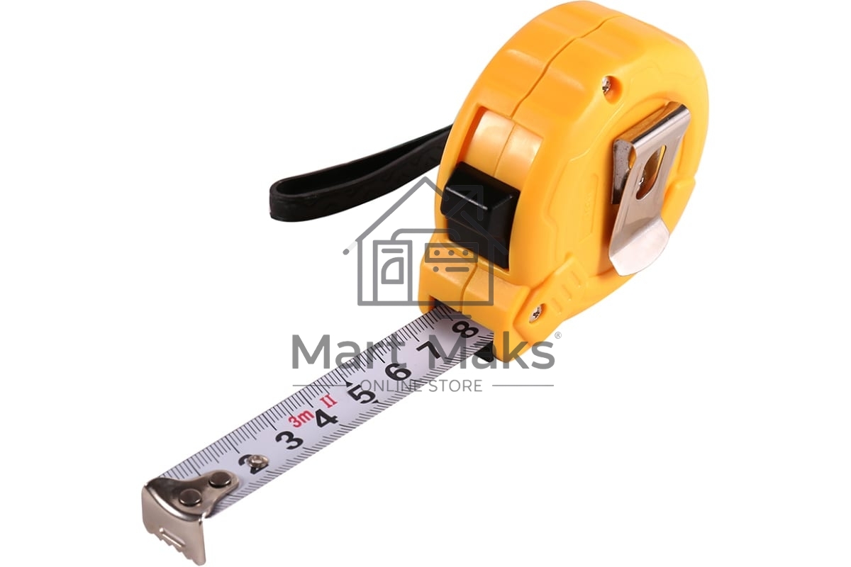 Рулетка Deli DL9003B 3м*16мм Метрическая. Корпус ударопрочный.