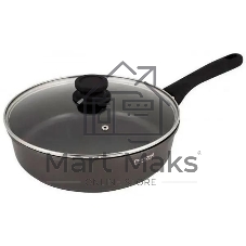 Сотейник Rondell Patron RDA-1367 d=28см (с крышкой) серый