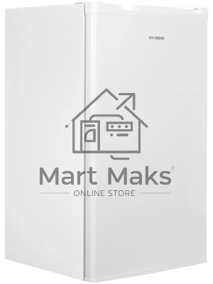Холодильник Hyundai CO10041H белый однокамерный 76/9 л морозилка сверху, ручное размораживание