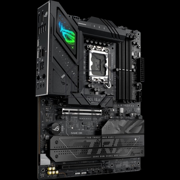 Материнская плата ASUS ROG STRIX B860-F GAMING WIFI, LGA 1851, Intel B860, 4xDDR5, 4xSATA, 4xM.2, 1xPCIe 5.0 x16, 1xPCIe 4.0 x16, 1xDP, 1xHDMI, 1x 2.5Gb LAN, 1xUSB 20Gbps, 1xUSB 10Gbps, 6xUSB-A 5Gbps, 2xUSB 2.0, 3x3.5 мм, 7.1, ATX