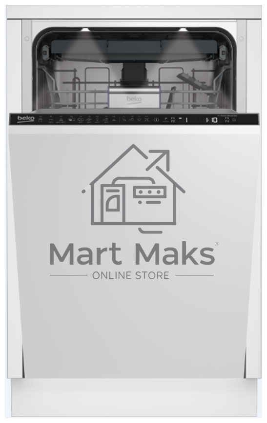 Встраиваемая посудомоечная машина Beko BDIS38121Q, белый, 44.8 см, 11 компл., 46 дБ, класс A