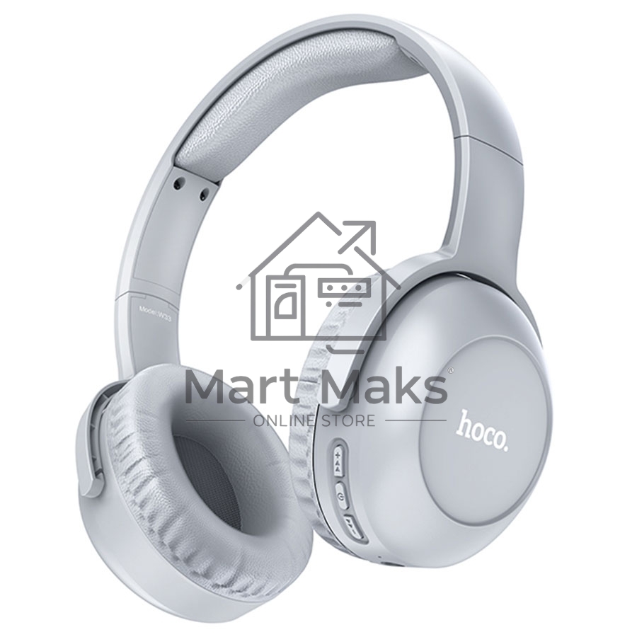 Гарнитура накладные Hoco W33 серый беспроводные bluetooth накладные (ART SOUNT BT 55094)