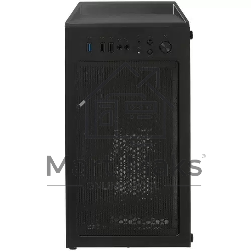 Компьютерный корпус 1STPLAYER FIREROSE F3-A черный ATX, TG 4x120мм LED fans inc. F3-A-BK-4F1