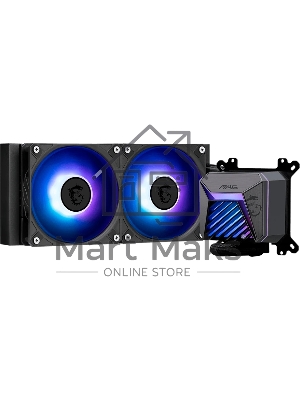 Система жидкостного охлаждения MSI MAG CORELIQUID A15 240 черный 120мм алюминий+медь 2050rpm 28.7db 4-pin