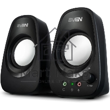 Колонки SVEN 190, 2.0, черный, USB, мощность 2x3 Вт(RMS)