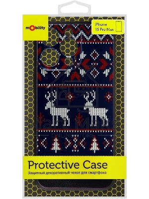 Чехол (клип-кейс) Redline для Apple iPhone 15 Pro Max mObility art черный (УТ000038151)