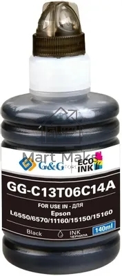 Чернила Epson C13T06C14A черный (7500стр.) для L6550/L6570/L6580/ L15150/L15160